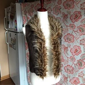 Women American Rag Cie brown vest/jacket size M